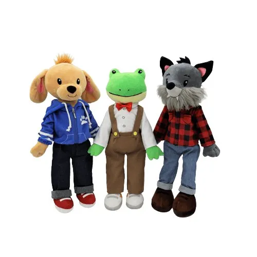 Sharewood Forest Friends 18 Inch Rag Doll Walter the Wolf