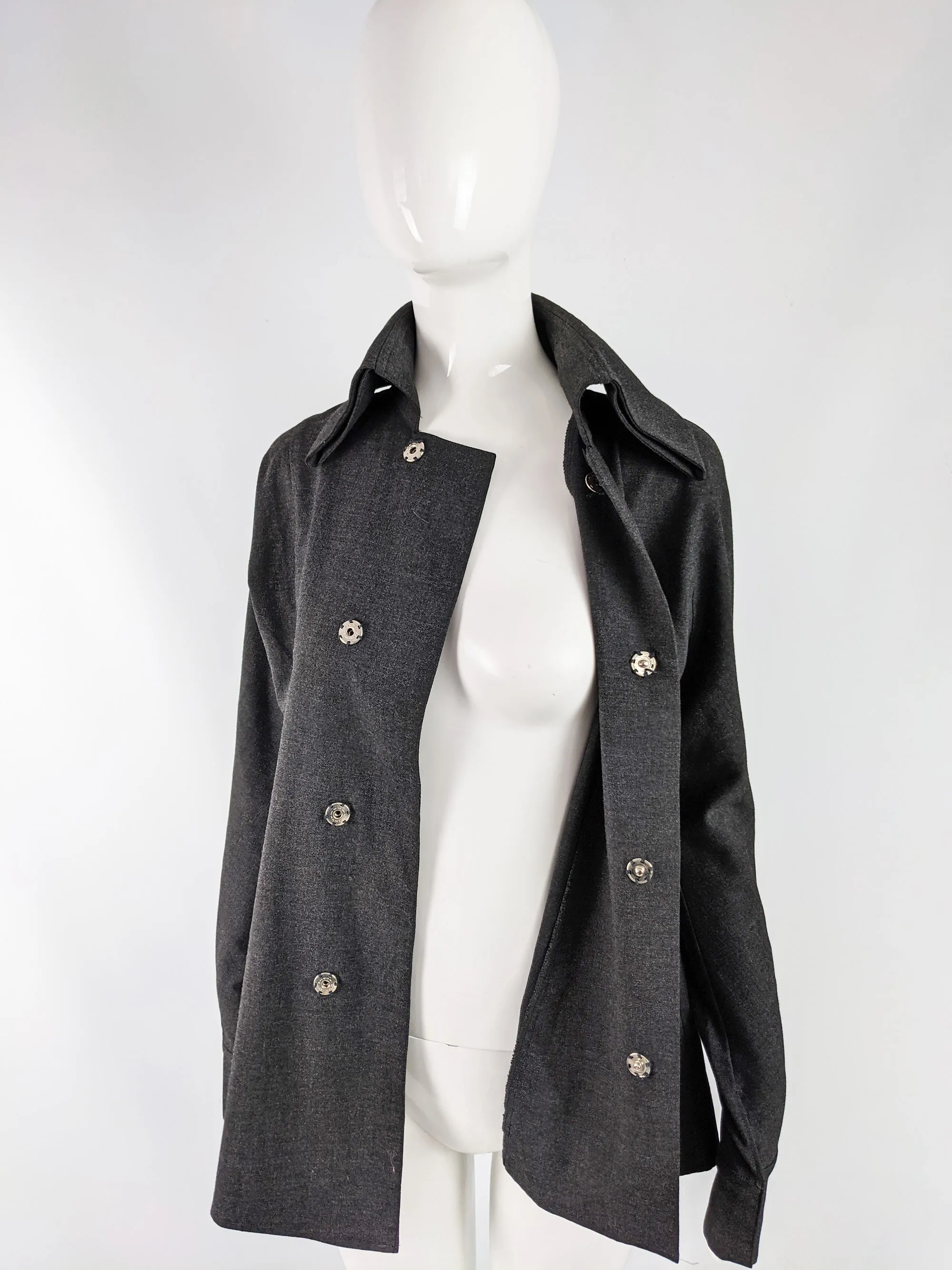 Shuhei Ogawa Vintage Grey Minimalist Avant Garde Shirt, 1998