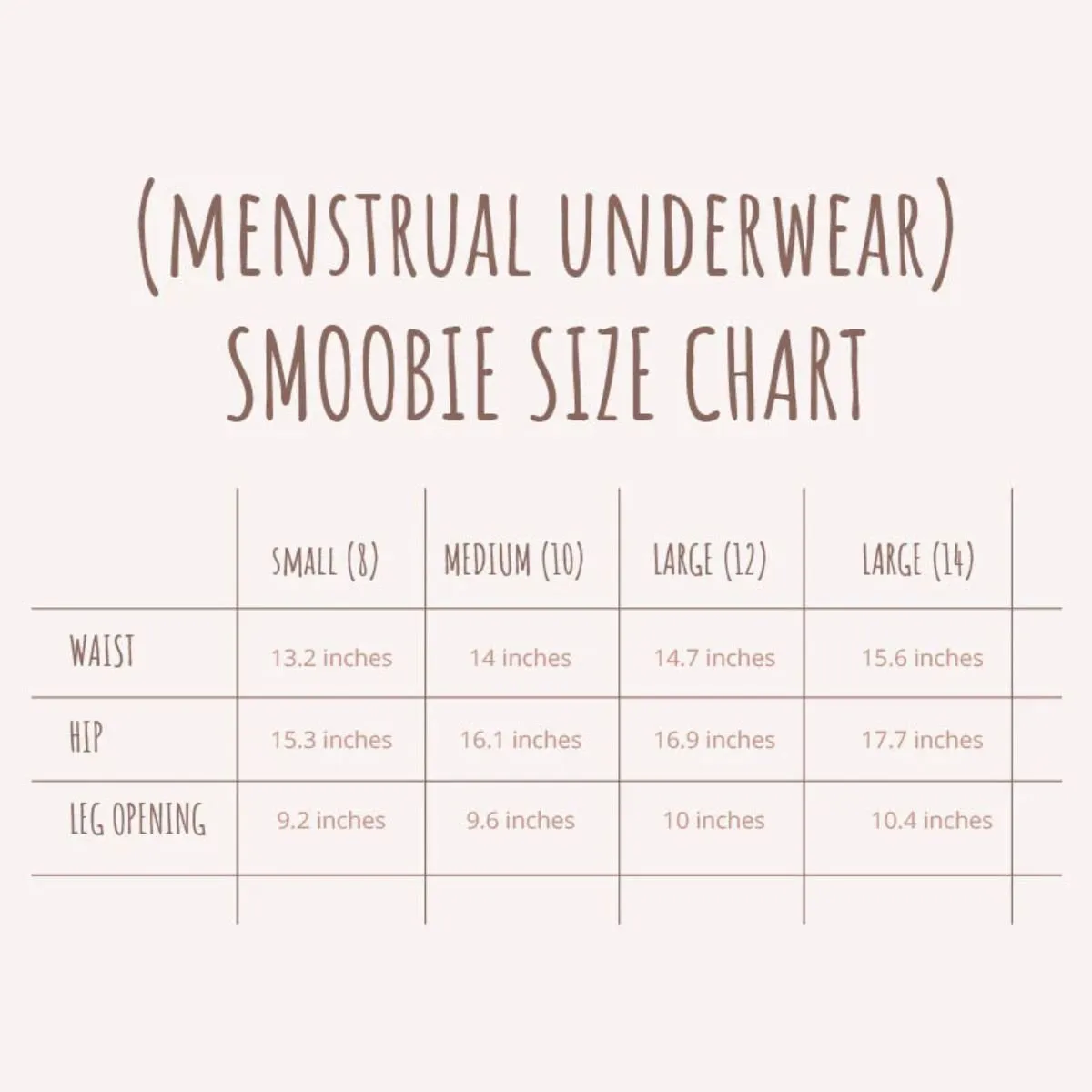 SMOOBIE Menstrual Underwear