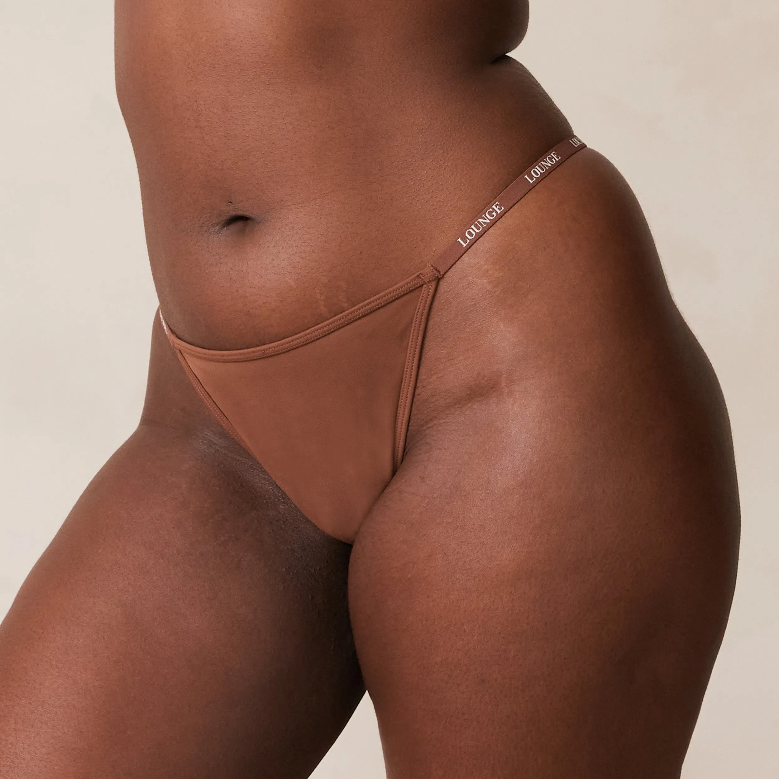 Smooth Classic Thong - Chestnut