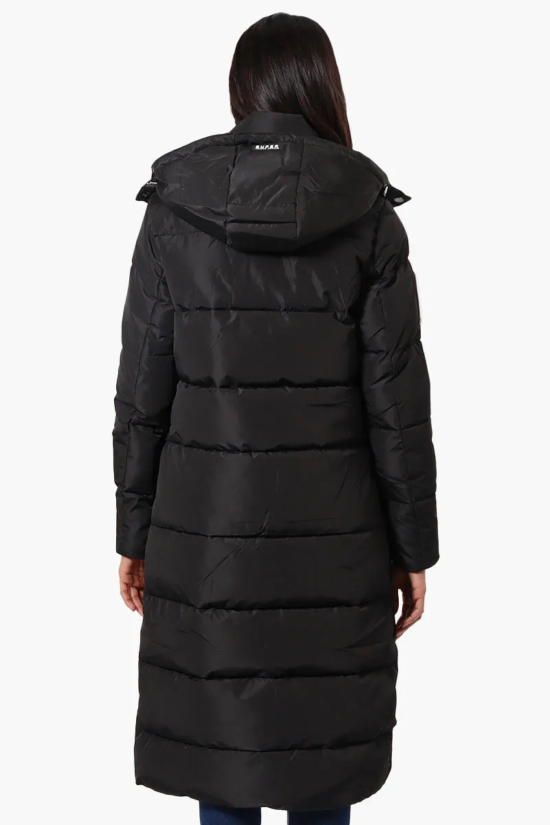 Super Triple Goose Maxi Puffer Parka Jacket - Black
