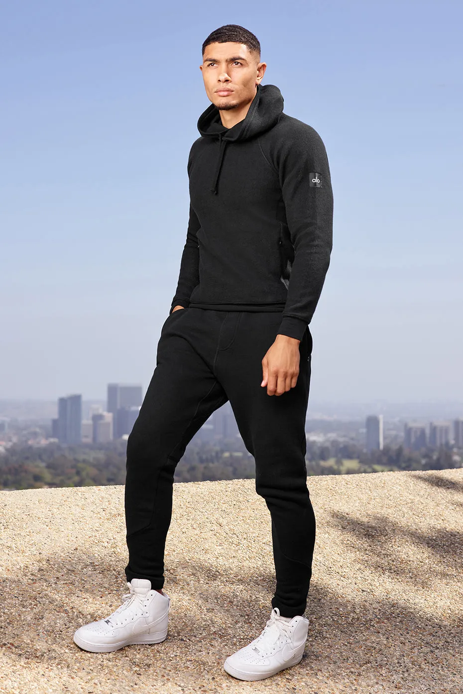 Triumph Hoodie - Solid Black Triblend