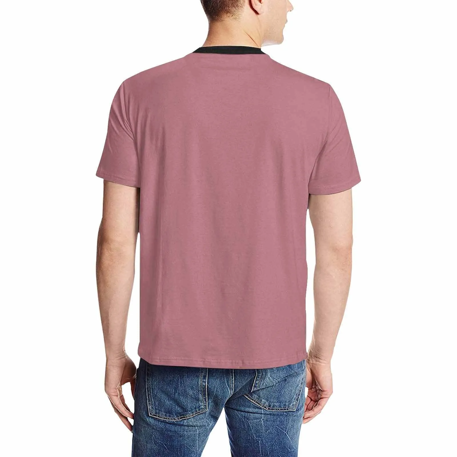 Uniquely You Mens T-Shirt /  Rose Gold Red     - Short Sleeve Casual Shirt