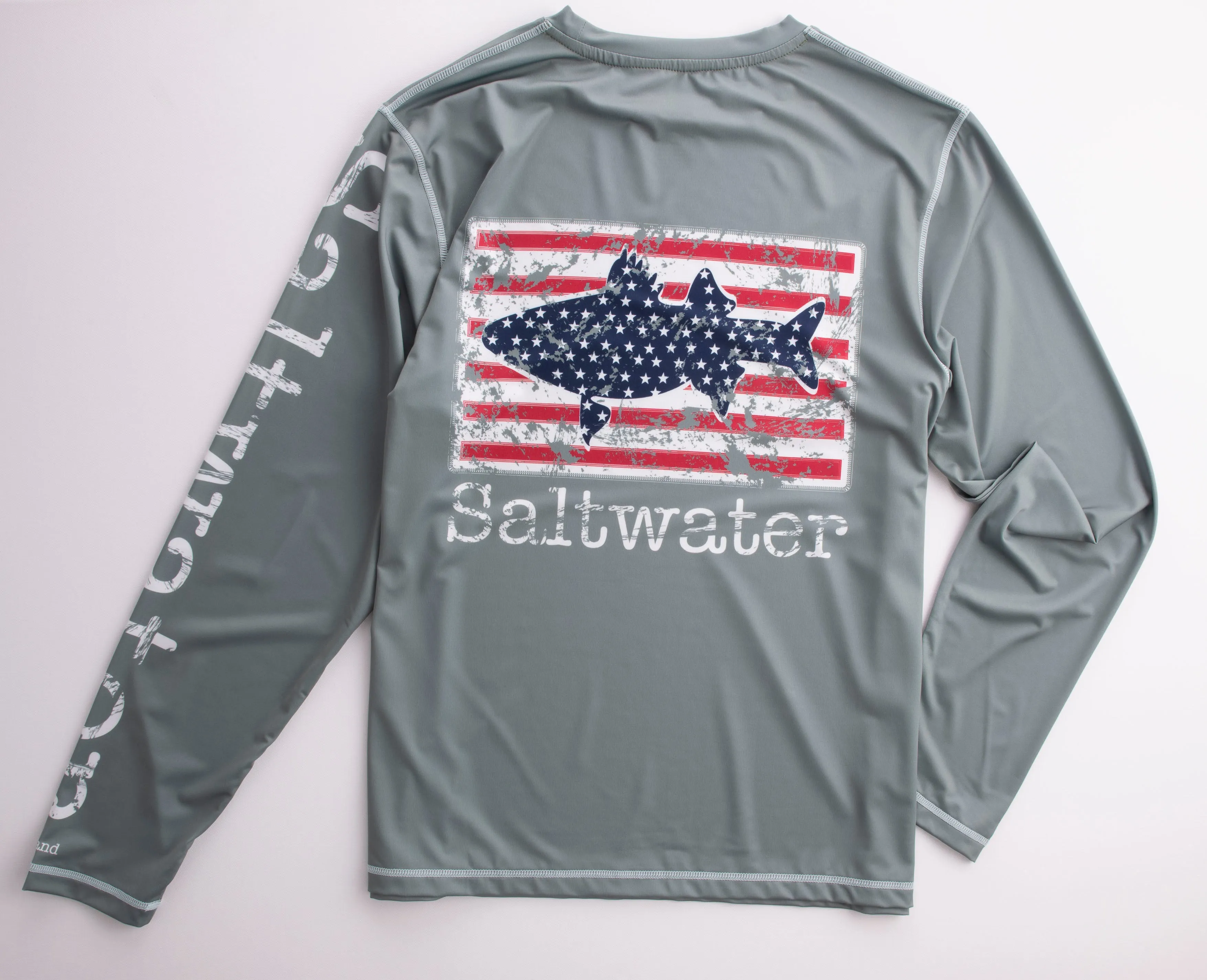 USA Flag Performance Long Sleeve Tee