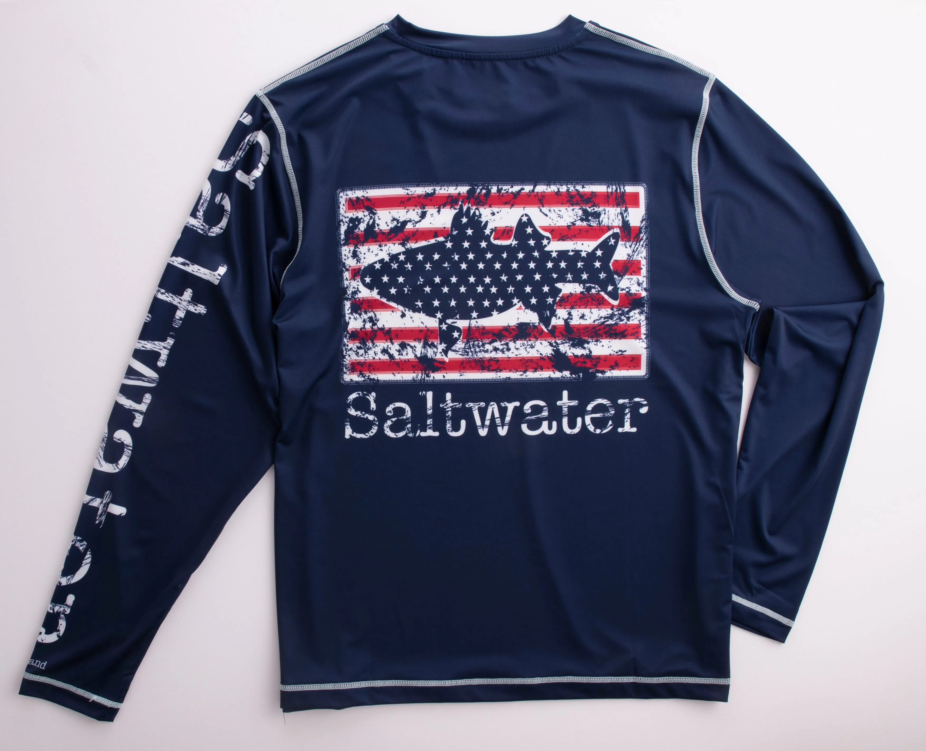 USA Flag Performance Long Sleeve Tee
