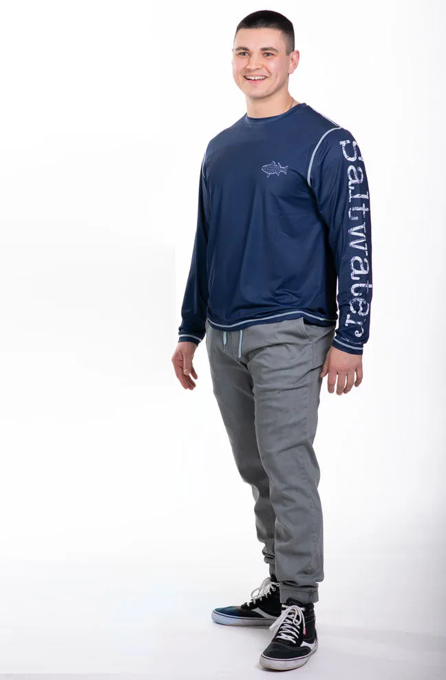 USA Flag Performance Long Sleeve Tee