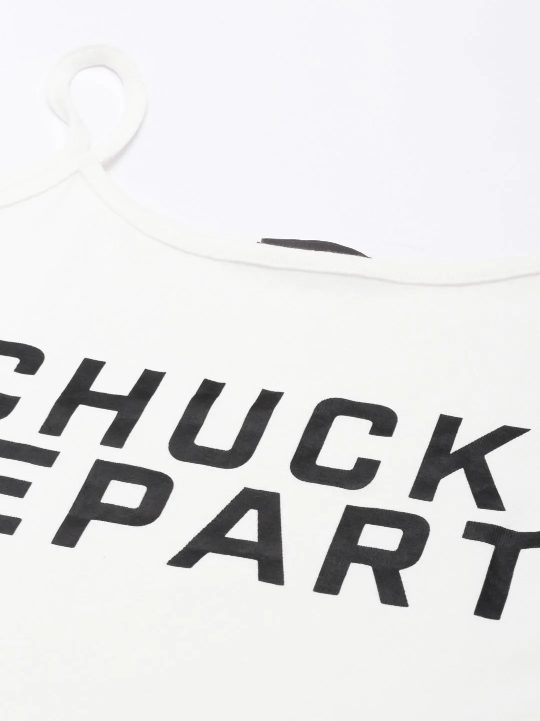Women Off White Solid Crop Top