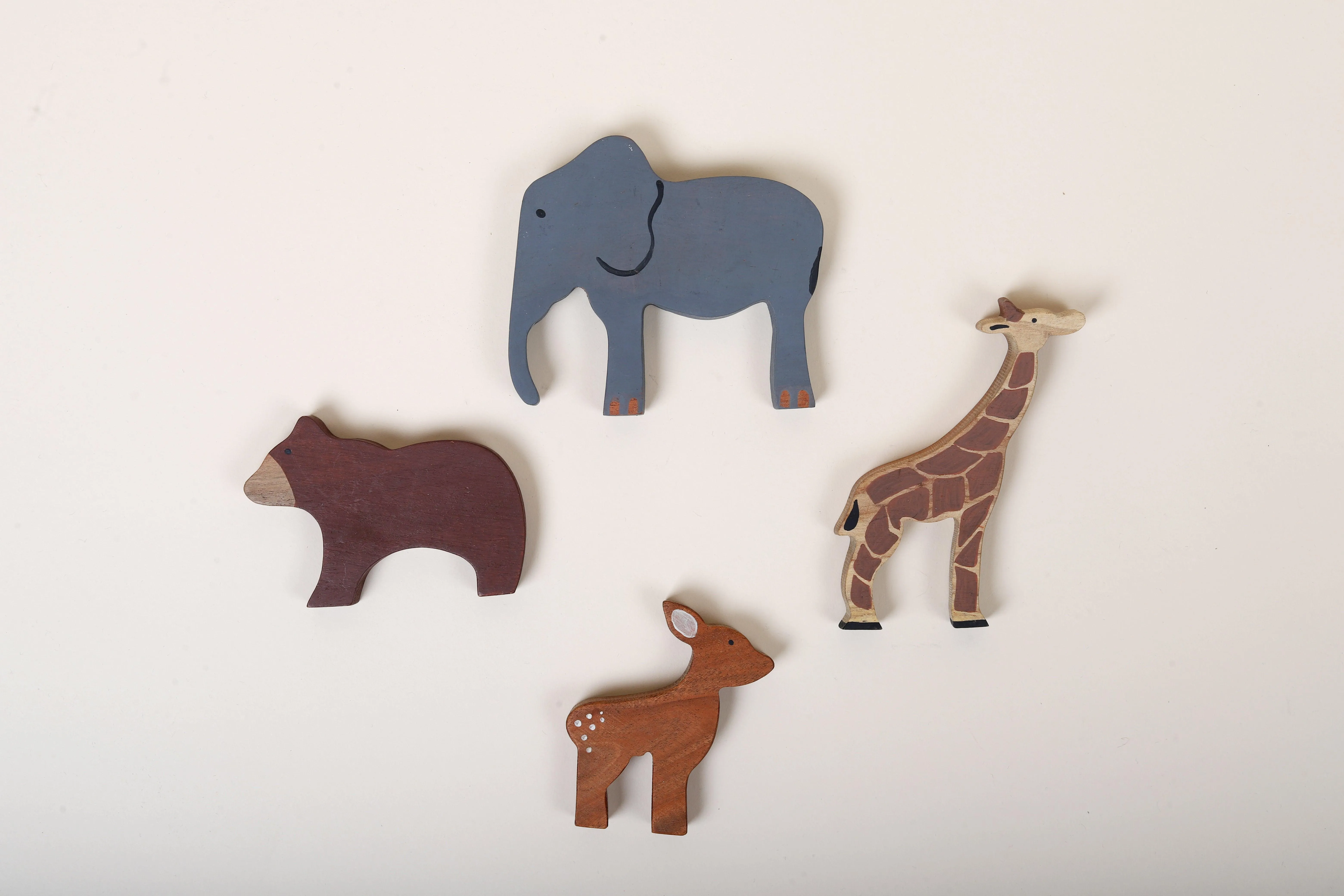 Wooden Wild Animals Toys
